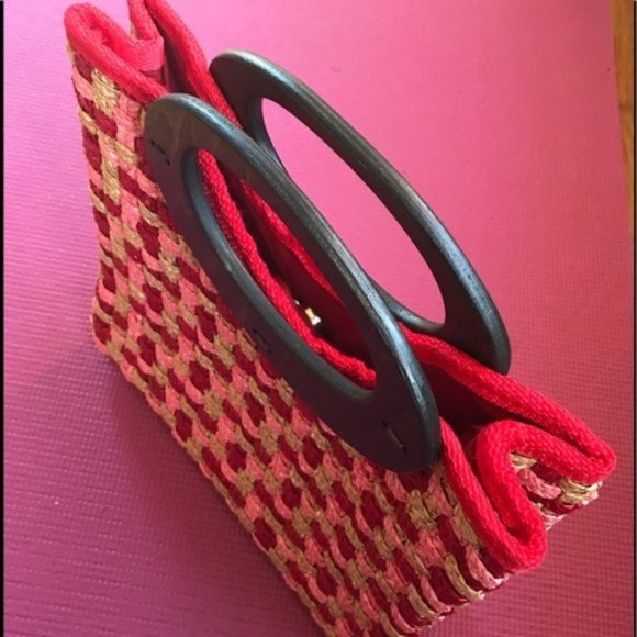 New!! 🌺 Wheat Straw Handbag 🌺 - Picture 1 of 7